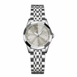 Classic Stainless Steel Link Watch Silver - Image 3