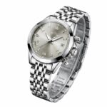 Classic Stainless Steel Link Watch Silver - Image 2