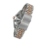 Classic Two Tone Steel Watch Crystal Dial - Image 4